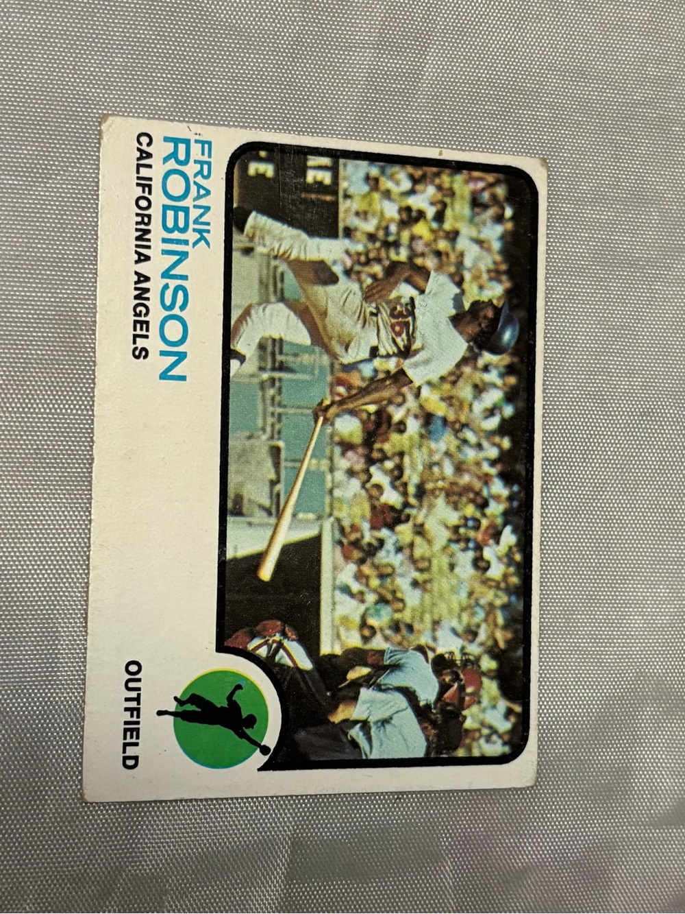 Frank Robinson 1973 Topps #175 California Angels. All-time great. Hall of Fame.